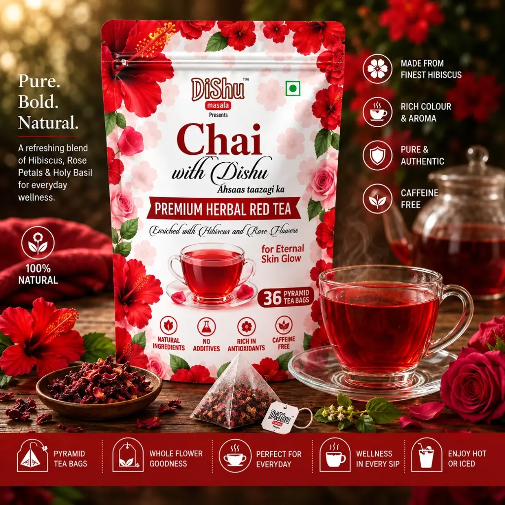 Premium Herbal Red Tea (teabags) — pack photo 1 of 6